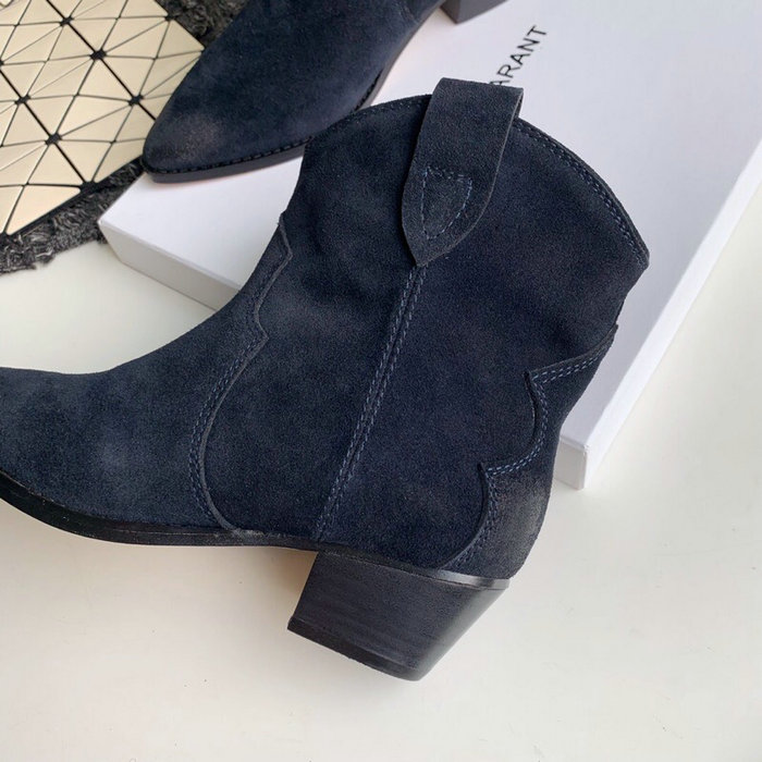 Isabel Marant Suede Ankle Boots Black S10051