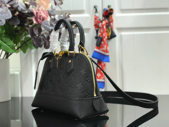Louis Vuitton Monogram Empreinte Neo Alma BB Black M44829