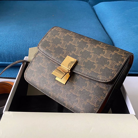 Celine Teen Classic Bag in Canvas C188425