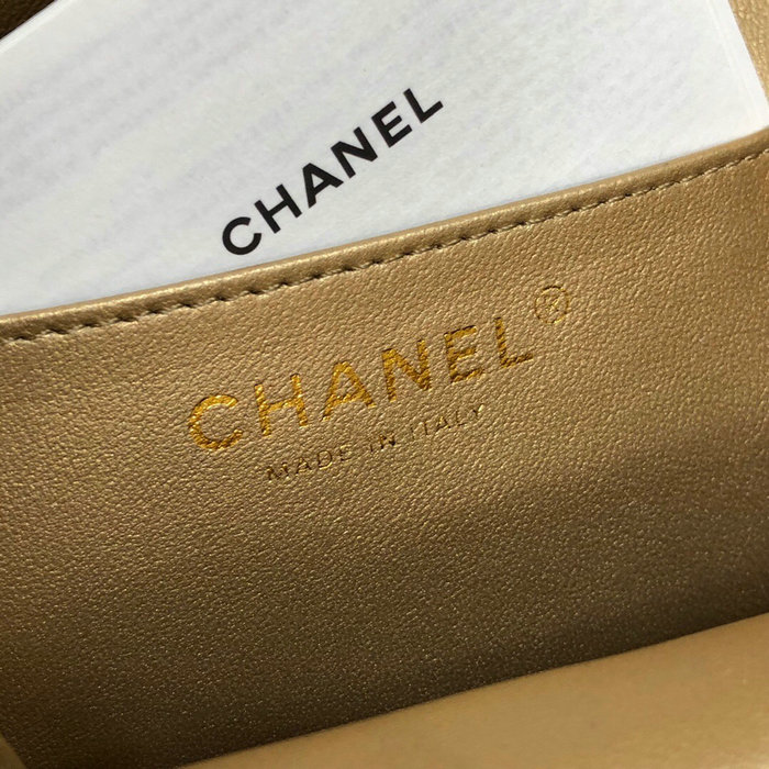 Chanel Lambskin Clasp Bag Pink AS1886