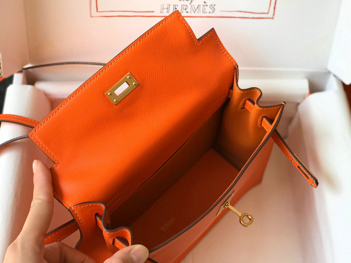Hermes Evercolor Kelly Dance Orange HkD074