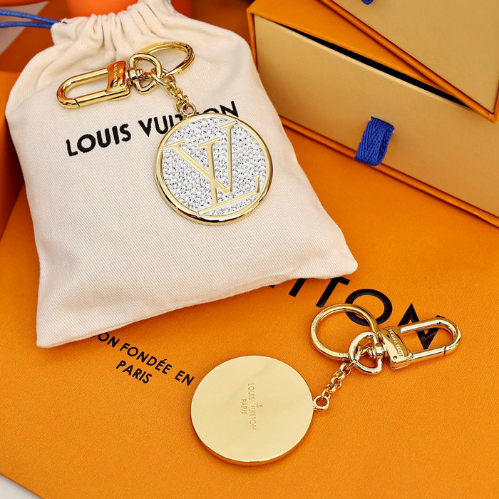 Louis Vuitton Bag Charm and Key Holder Gold M64261