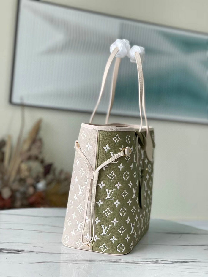 Louis Vuitton Neverfull MM Tote Bag Green M46103