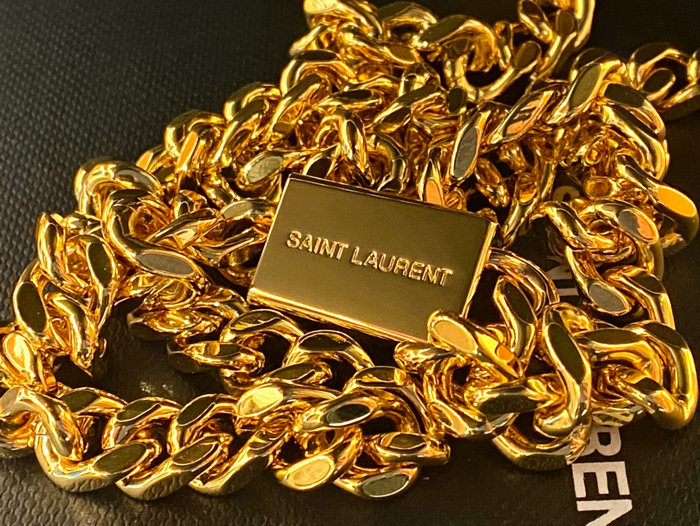 Saint Laurent Monogram Smooth Kate Tassel Bag Black with Gold 354119