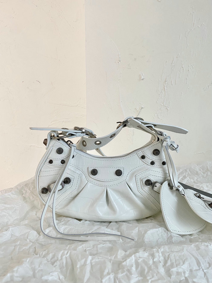 Balenciaga Le Cagole Crocodile XS Shoulder Bag B671304