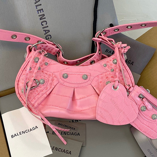 Balenciaga Le Cagole Crocodile XS Shoulder Bag B671305