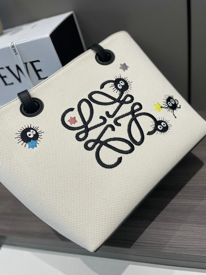 Loewe Anagram Tote Bag Black L062186