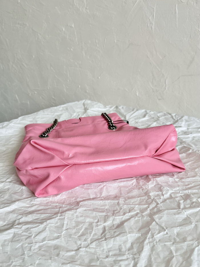 Balenciaga Crush Small Tote Bag Pink B742942