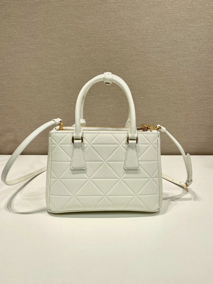 Prada Saffiano leather handbag White 1BA896