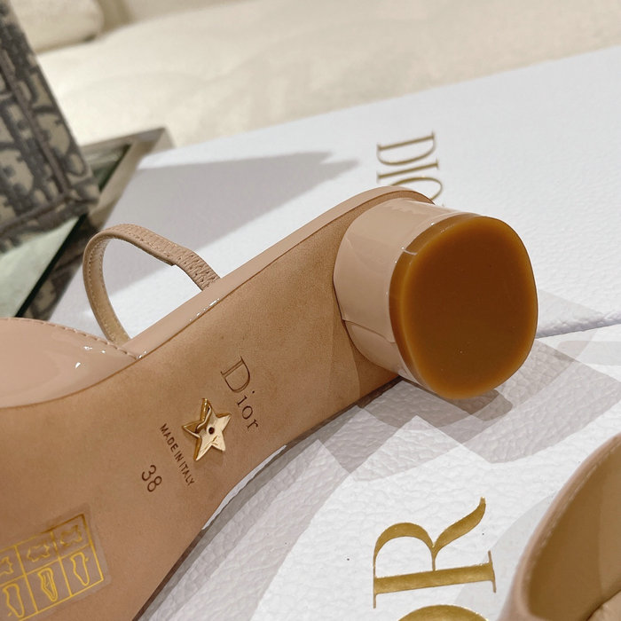 Dior Day Slingback Pump Beige SND052601