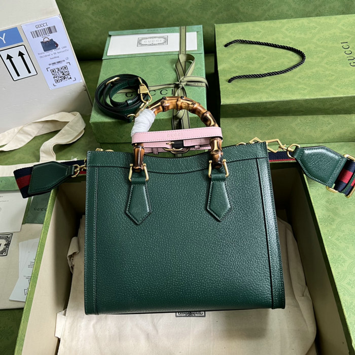 Gucci Diana Small Tote Bag Green 702721