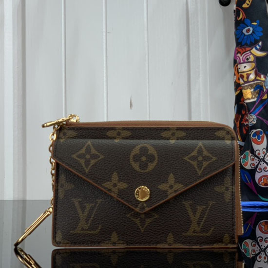 Louis Vuitton Monogram Canvas Card Holder Recto Verso Brown M69431