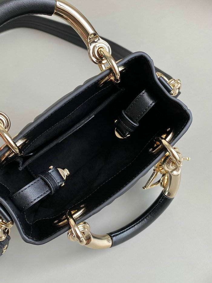 Mini Dior Lady Handbag Black DM7501