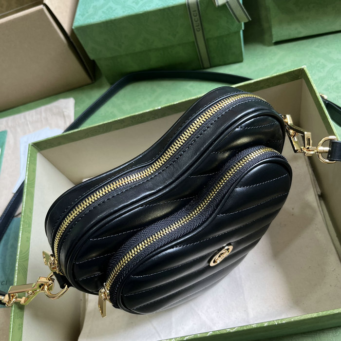 Gucci Interlocking G Mini Heart Shoulder Bag 751628
