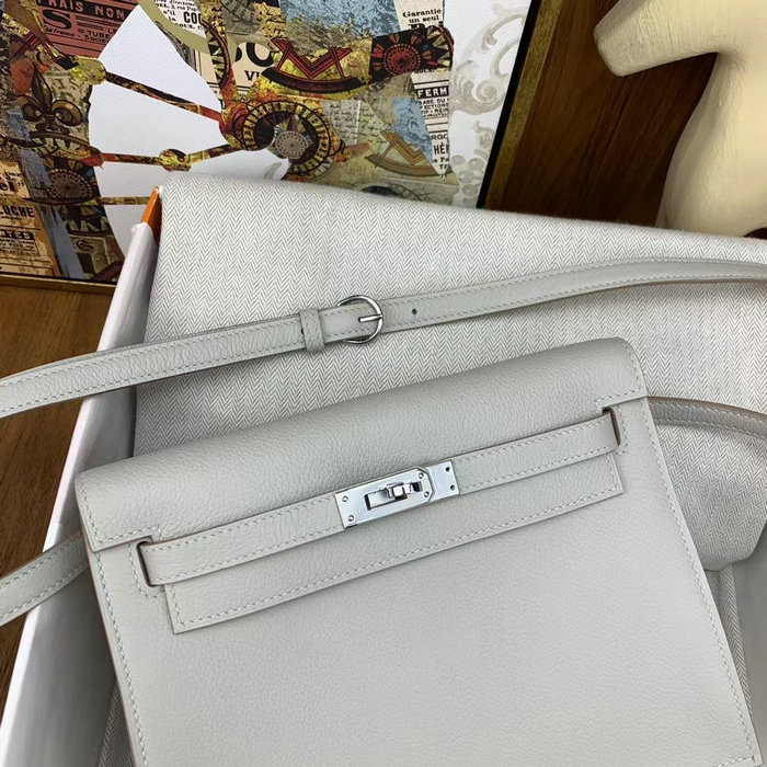 Hermes Kelly Danse 22 Bag Gris Perle HKD0805