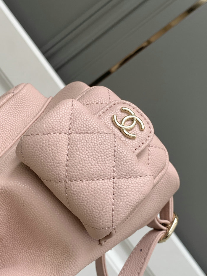 Chanel Small Backpack Light Pink AS4399