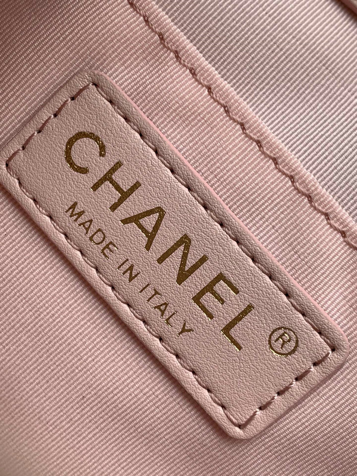 Chanel Small Backpack Light Pink AS4399