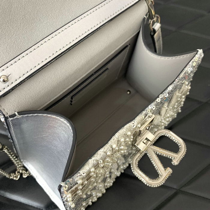 Valentino Garavani mini VSLING embellished tote bag V0062