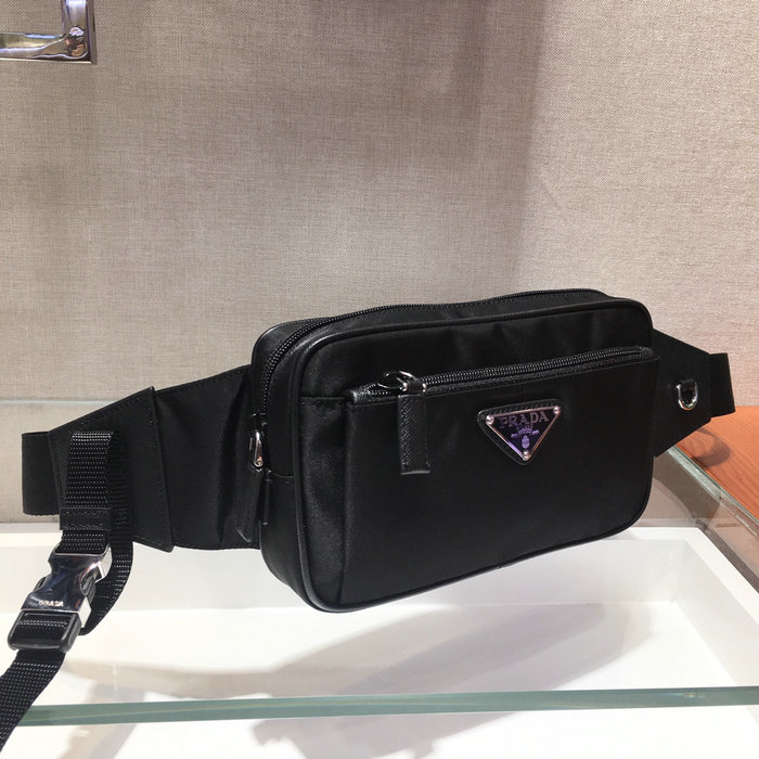 Prada Re-Nylon and Saffiano leather belt bag 2VL977