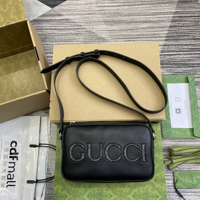 Gucci Leather Mini Shoulder Bag Black 768391