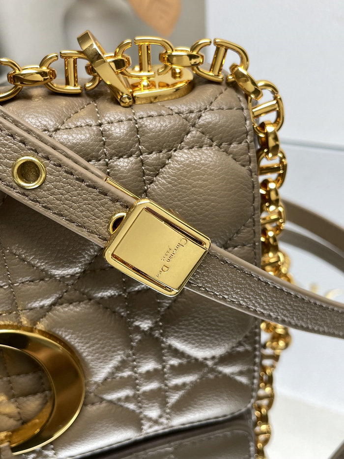 Small Dior Caro Bag Brown DM9012