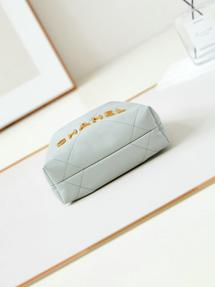 Chanel 22 Mini Handbag AS3980 Grey