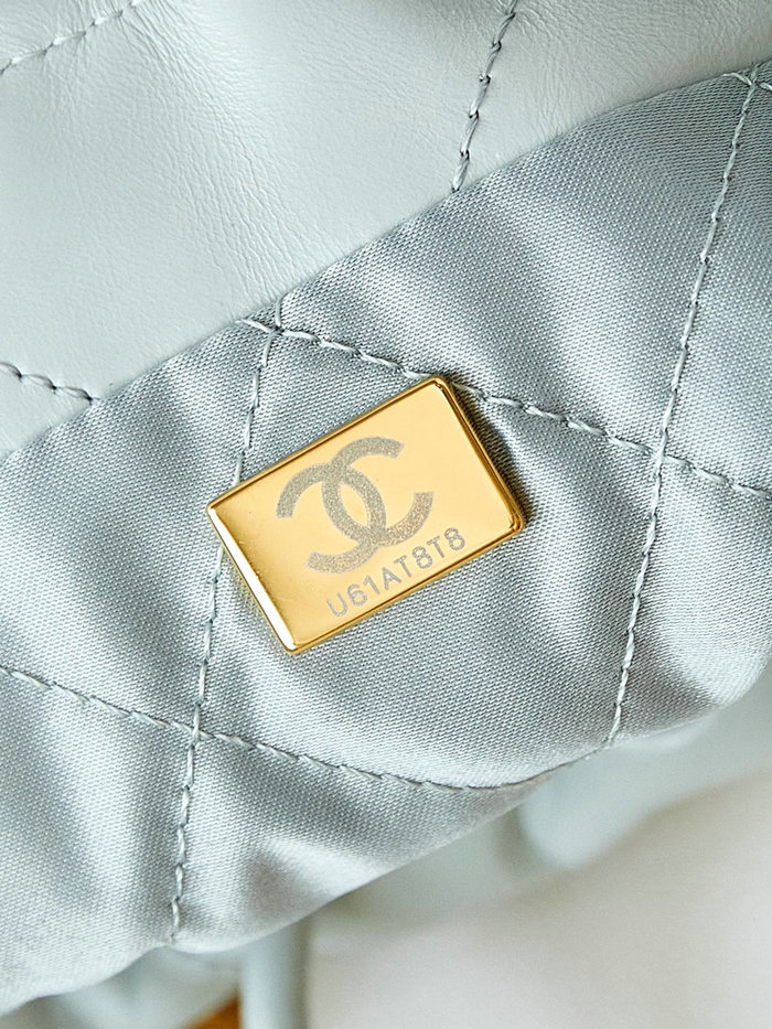 Chanel 22 Mini Handbag AS3980 Grey