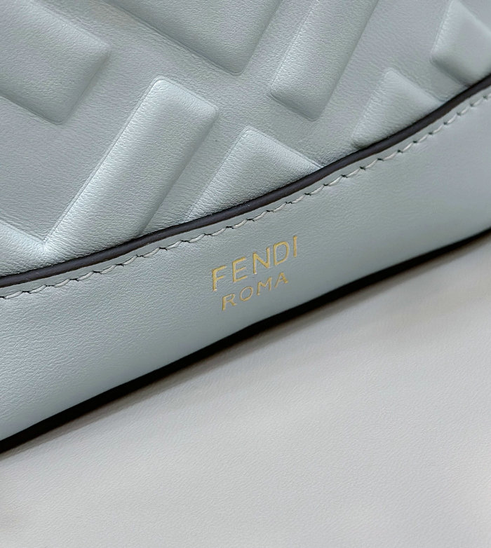 Fendi Small Mon Tresor Bucket Bag F8637 Blue
