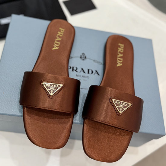 Prada Satin Slippers SPS60903