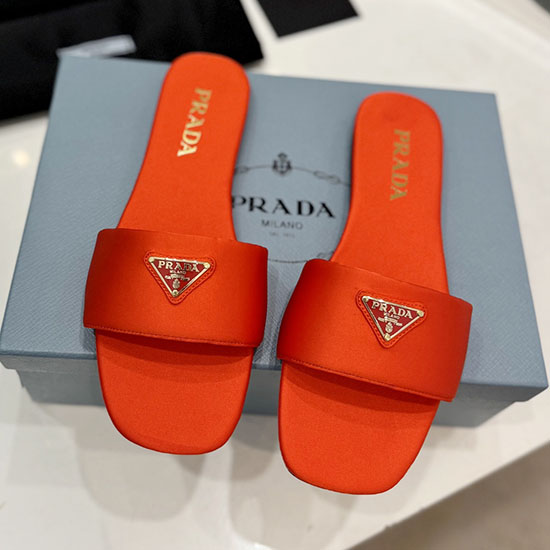 Prada Satin Slippers SPS60905