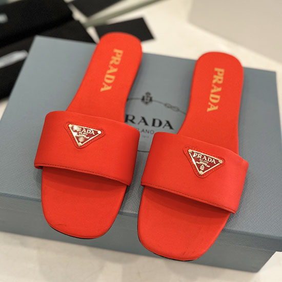Prada Satin Slippers SPS60906