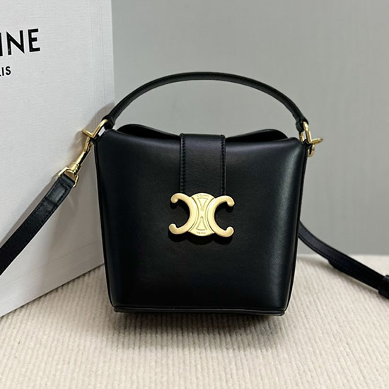 Celine Mini Bucket Triomphe 10K943 Black