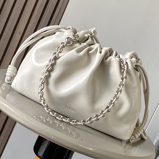 Loewe Medium Flamenco Purse L9057 Sea Salt