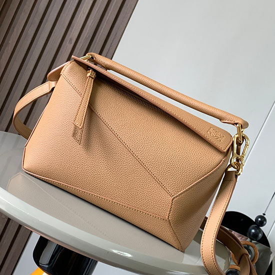 Loewe Small Puzzle Bag L8010 Toffee
