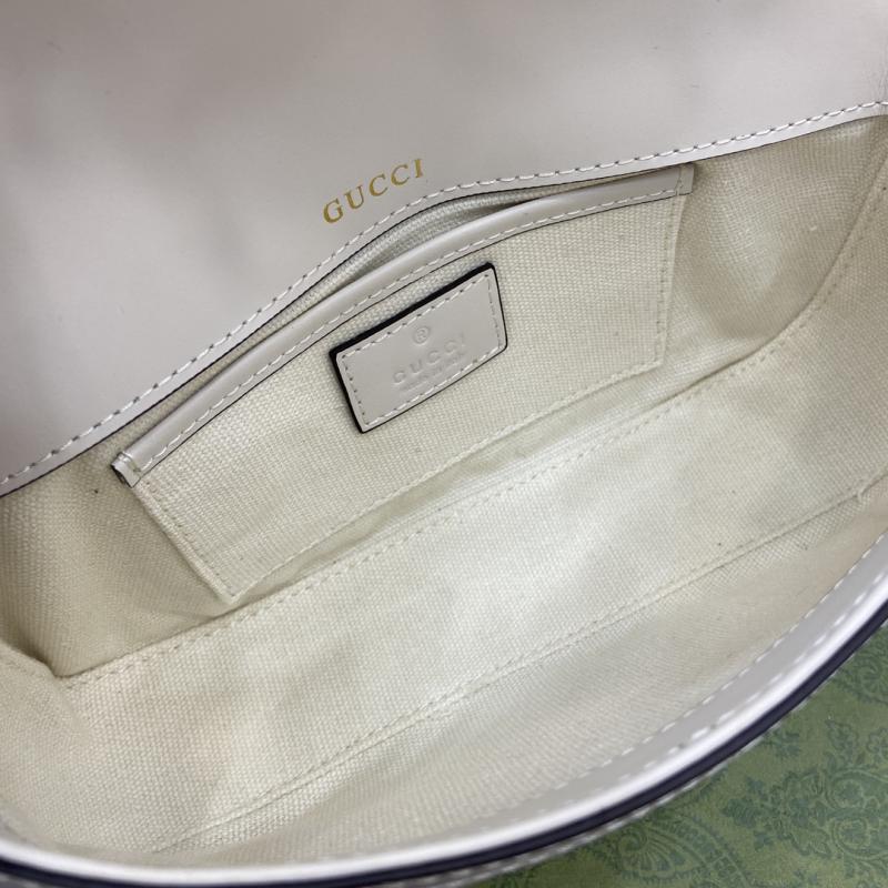 Gucci Horsebit 1955 Small Top Handle Bag 815206 White