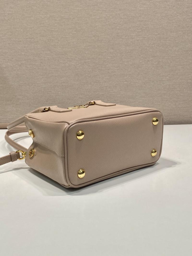 Prada Galleria Saffiano leather mini-bag 1BA906 Beige