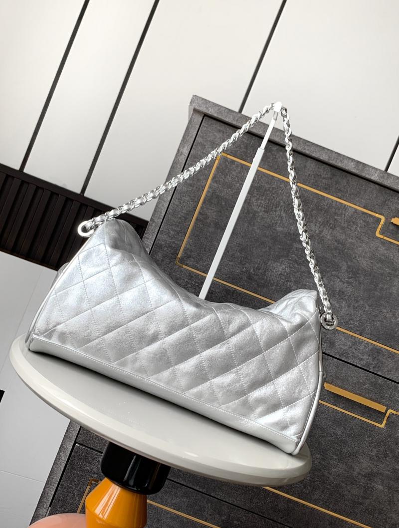 Chanel Calfskin Shoulder Bag AS2505 Silver