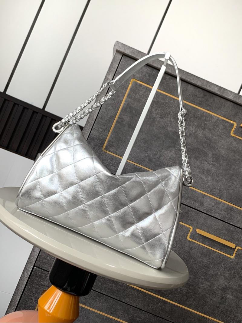Chanel Calfskin Shoulder Bag AS2506 Silver