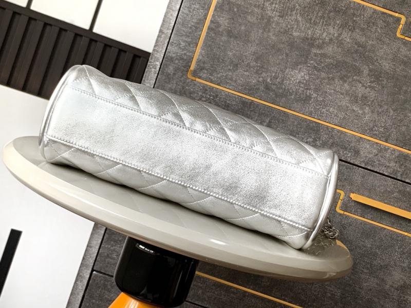 Chanel Calfskin Shoulder Bag AS2506 Silver