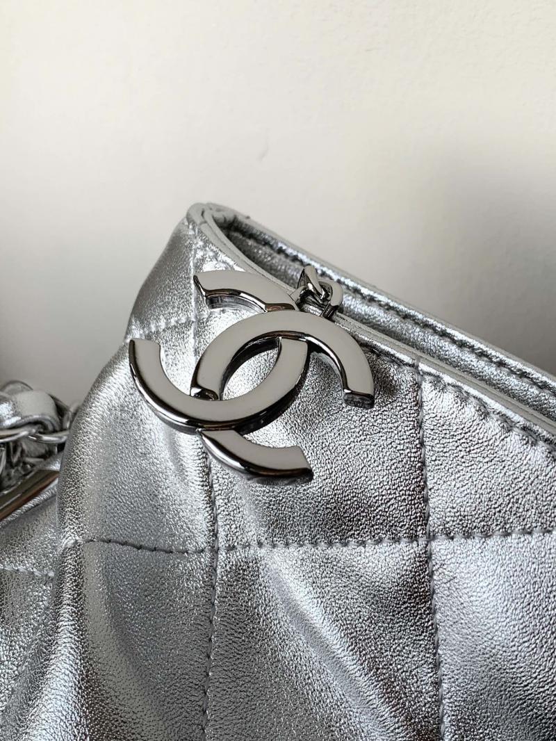 Chanel Calfskin Shoulder Bag AS2506 Silver