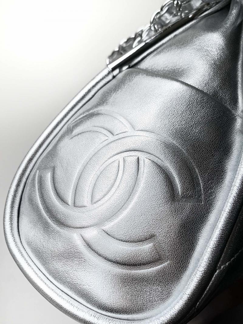 Chanel Calfskin Shoulder Bag AS2506 Silver