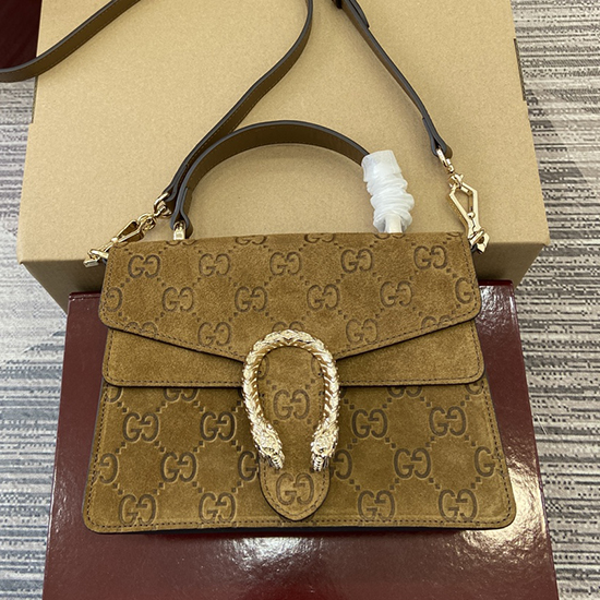 Gucci Dionysus mini top handle bag 813400 Brown