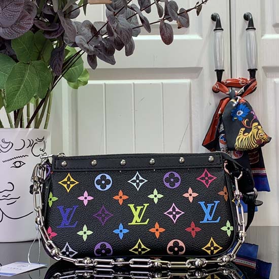 LV x TM Pochette Accessoires M13404 Black
