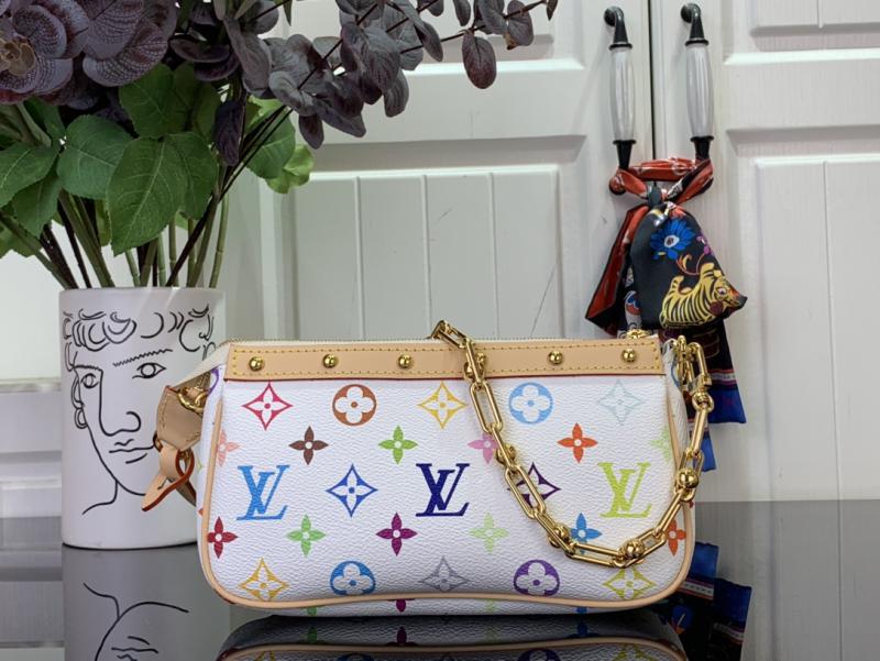 LV x TM Pochette Accessoires M13404 White