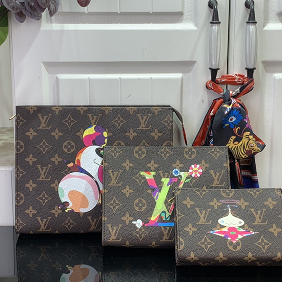 LV x TM Trio Toiletry Pouch M13762