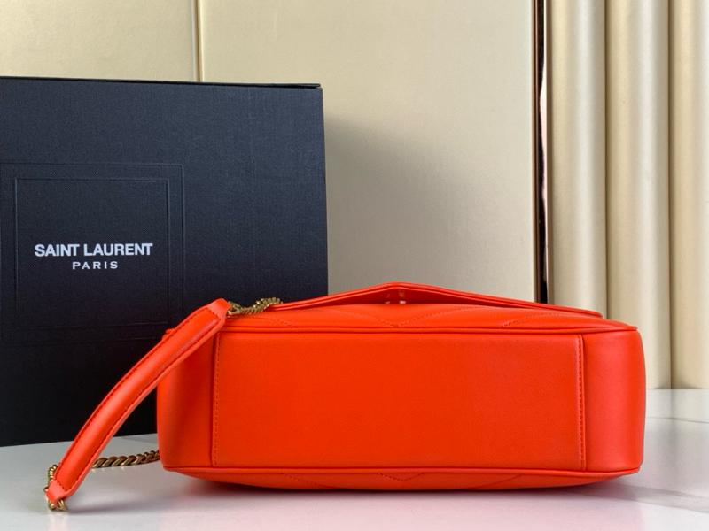 Saint Laurent Lambskin Loulou Medium Bag 801439 Orange