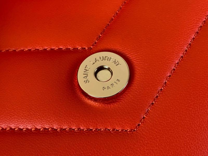 Saint Laurent Lambskin Loulou Medium Bag 801439 Orange
