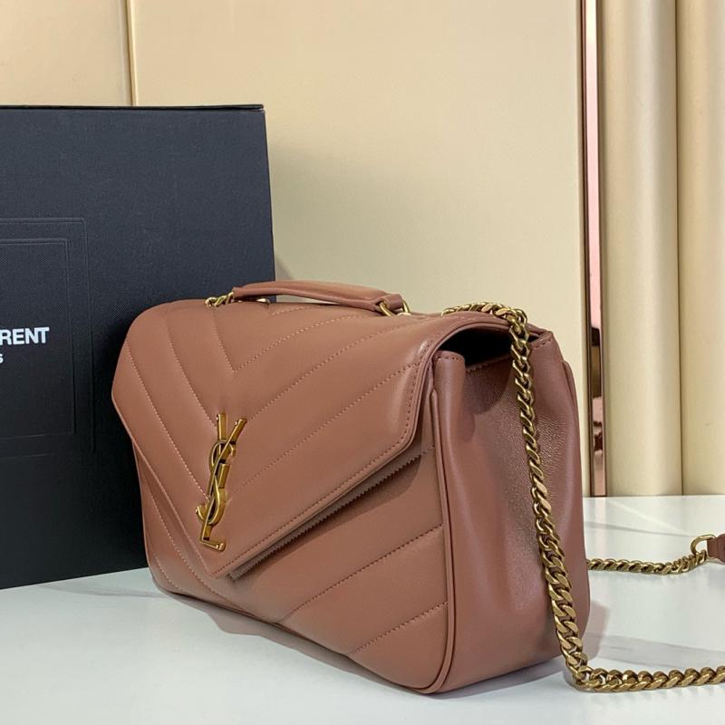 Saint Laurent Lambskin Loulou Medium Bag 801439 Pink