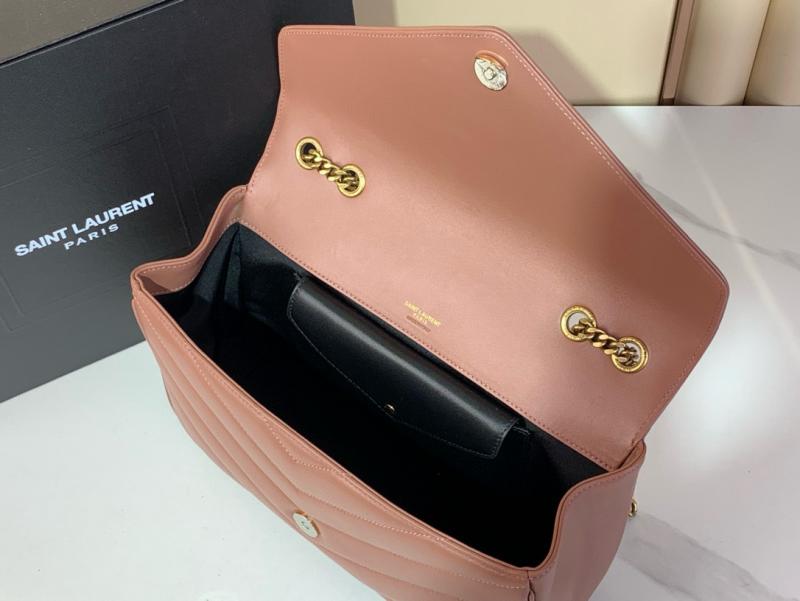 Saint Laurent Lambskin Loulou Medium Bag 801439 Pink