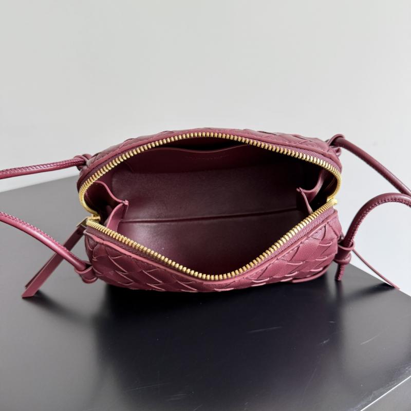 Bottega Veneta Intrecciato Concert Pouch Rosewood 794258